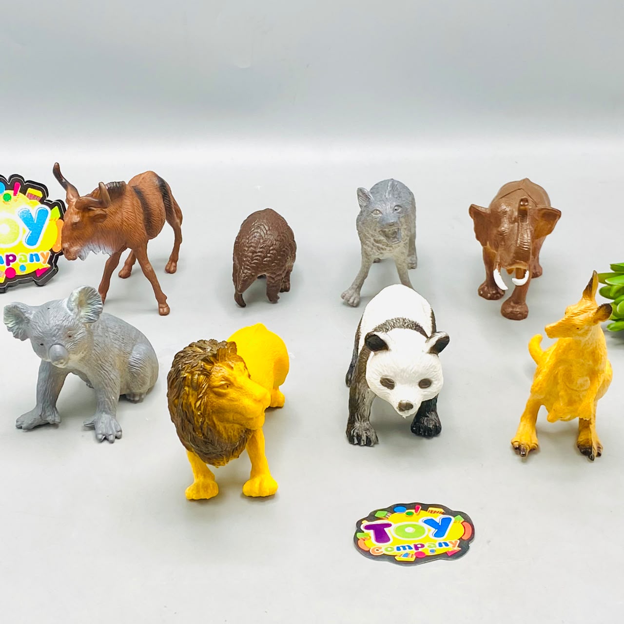7Pcs Kids Premium Wild Animal World